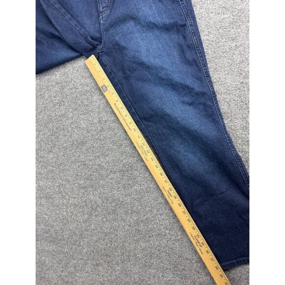 Kuhl Straight Leg Jeans Women's 30 Blue Denim Dark Wash High Rise 5 Pocket - Picture 6 of 9